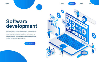 軟件開發(fā)和編程, 筆記本電腦屏幕上的程序代碼, 大數(shù)據(jù)處理